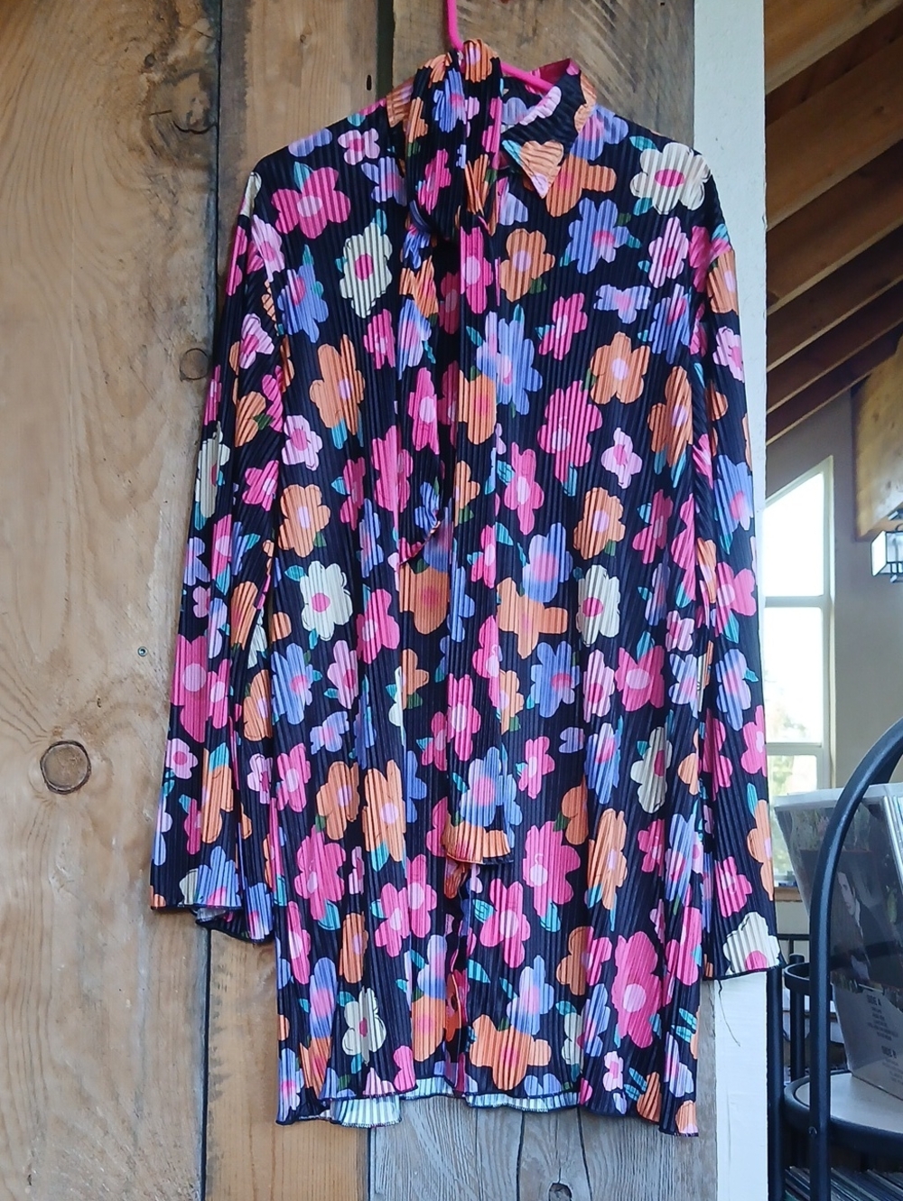 Retro Floral Dress L-XL - Picture 5 of 5